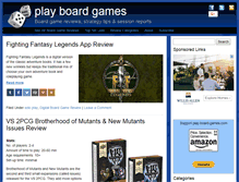 Tablet Screenshot of play-board-games.com